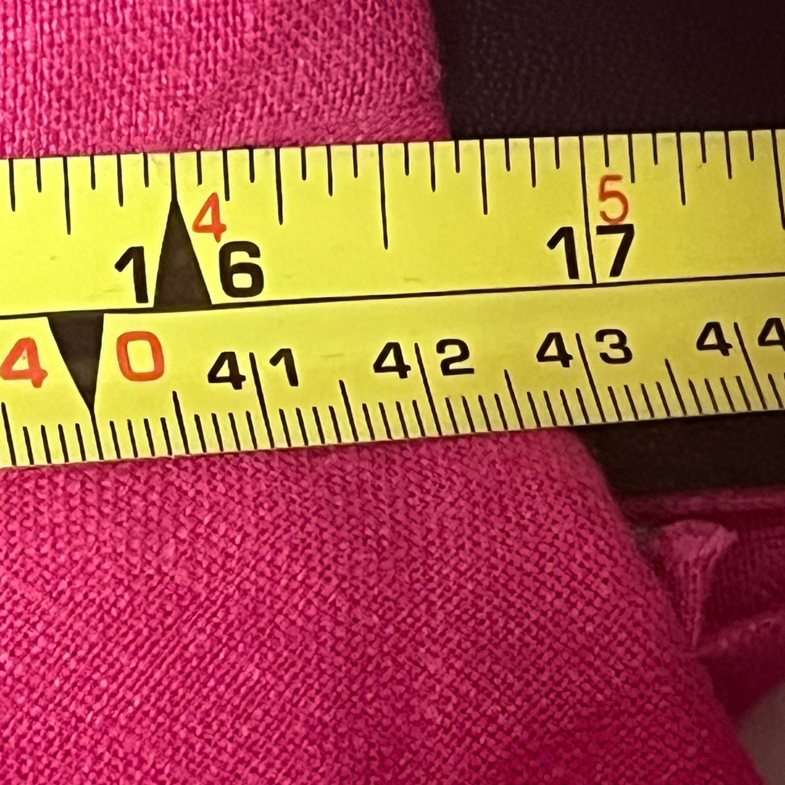 Carole Little Vintage Fuchsia Pink 100% Linen Belt Midi Shirt Dress 8 Circle 90s