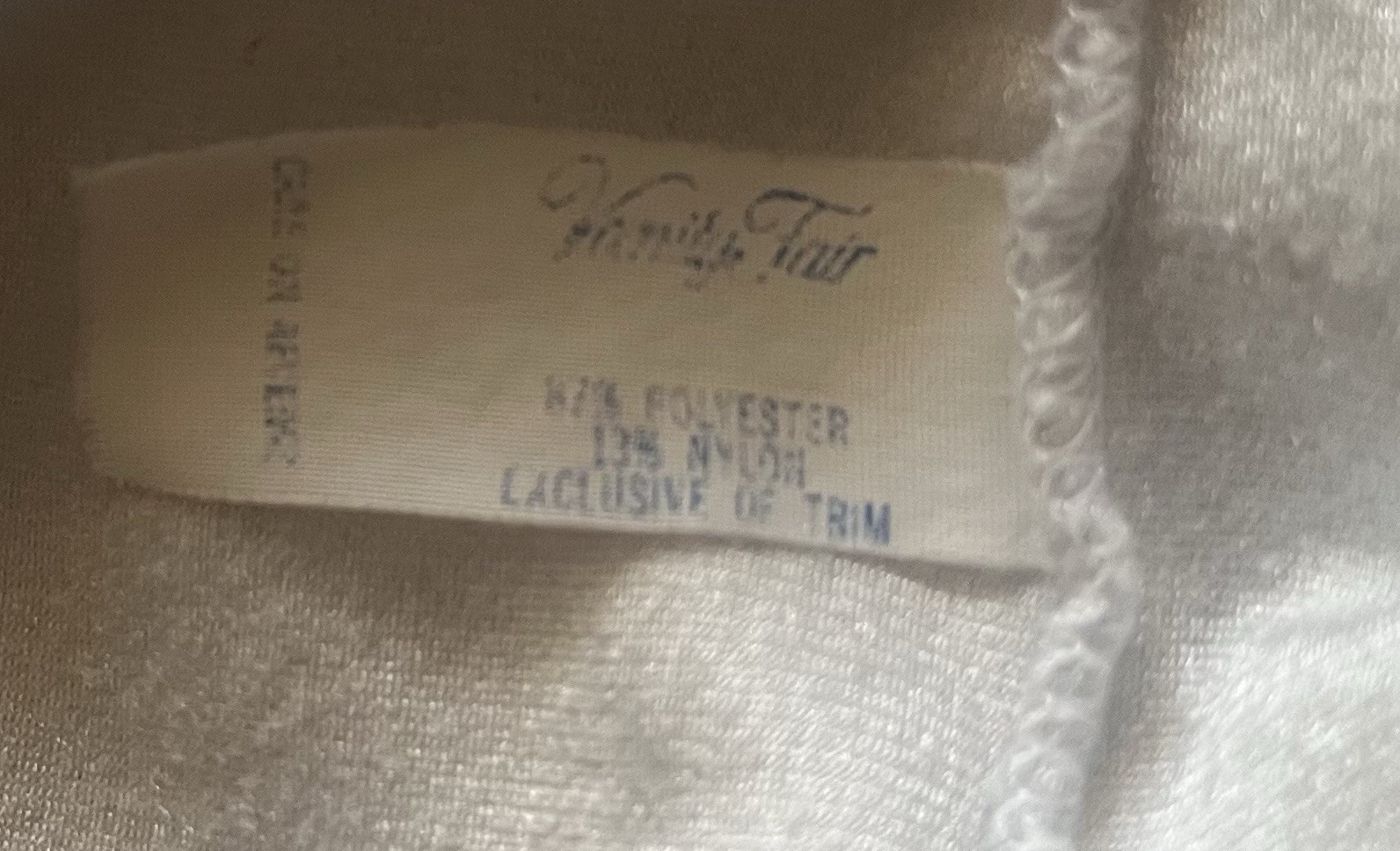 Vintage VANITY FAIR Lt Blue Long Robe House Coat Pockets Half Zip Small Lace