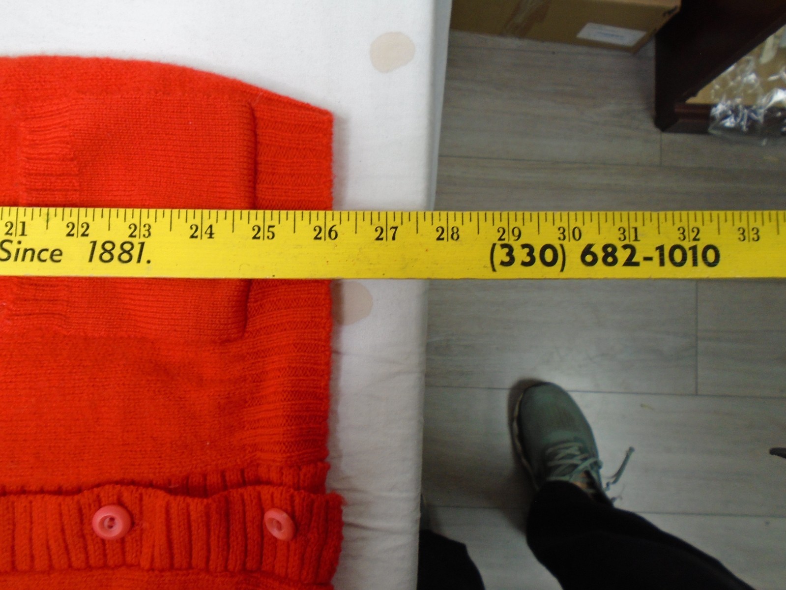 Vintage Womens Garland 100% virgin wool red sweater vest WARM Small