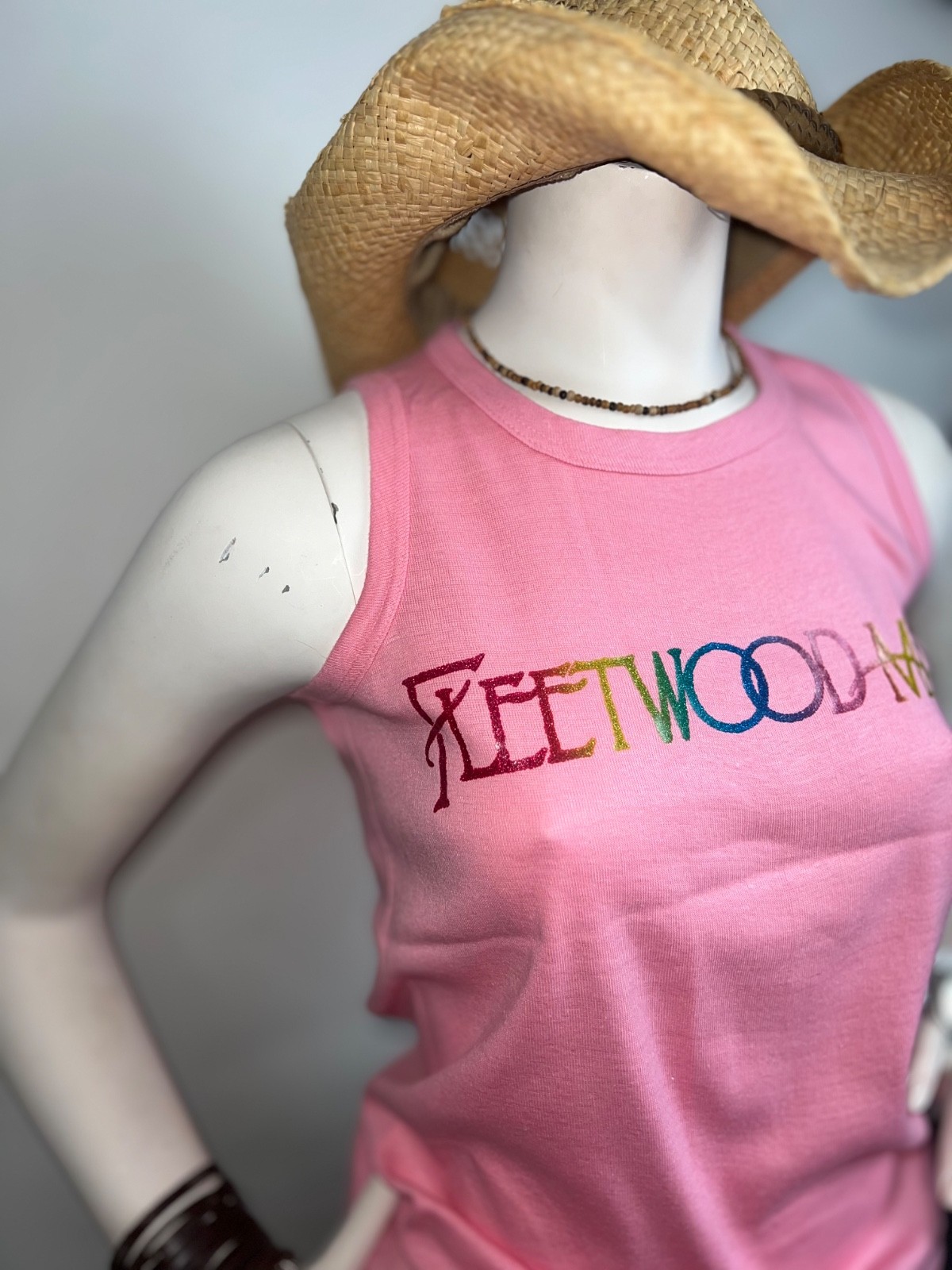 VTG 70s 80s FLEETWOOD MAC Stevie Nicks classic rock band UNUSED T-Shirt WOMENS L