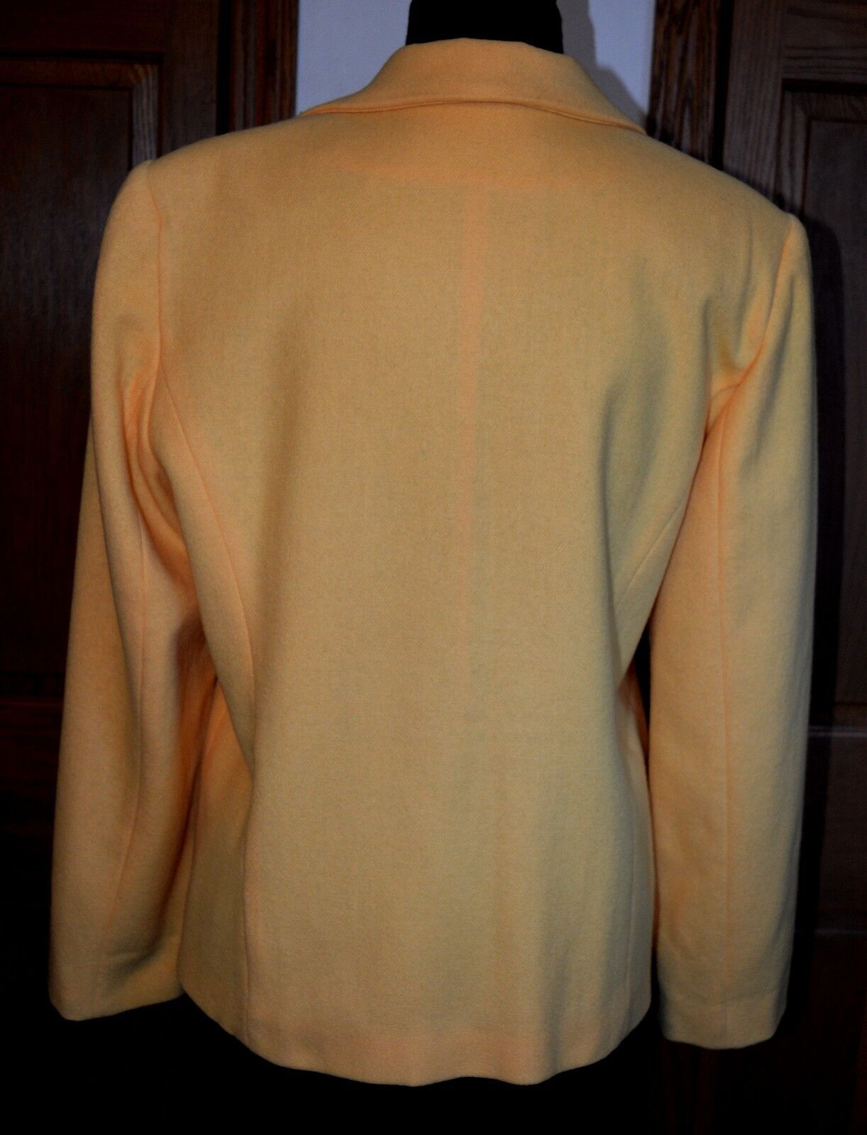 VTG Women’s 100% Wool Blazer 10 Canary Yellow ADOLFO INT’L USA