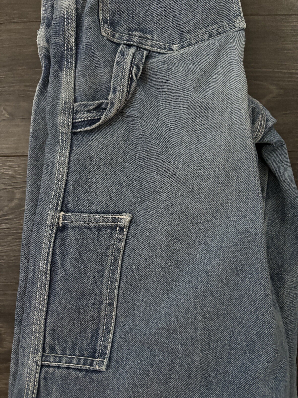 Vintage womens Lawman jeans Flare Bell Bottoms Western Carpenter 26XL Hong Kong