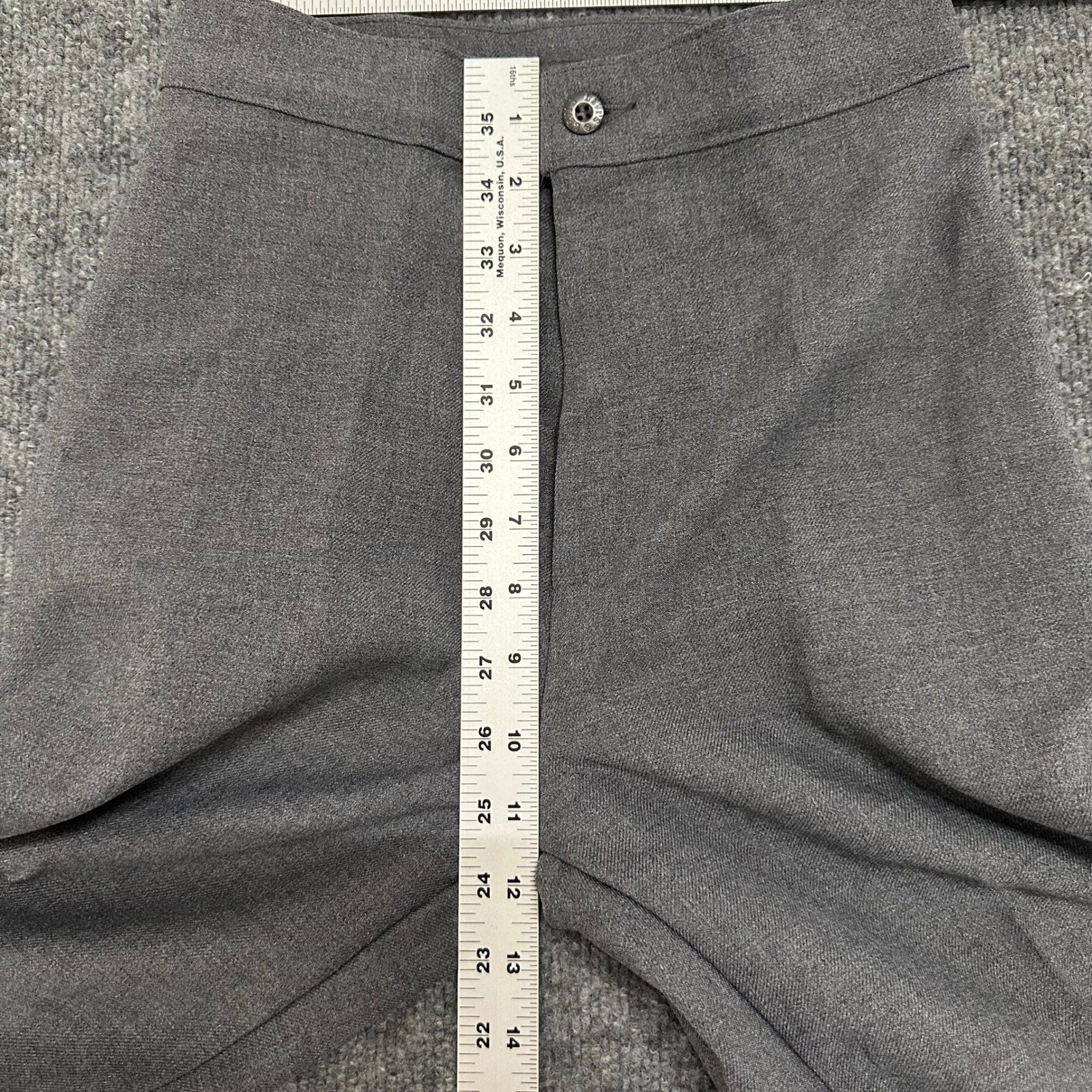 Levi Strauss Trousers Womens Size 22 Gray Wide Leg High Waisted Pleated Vintage