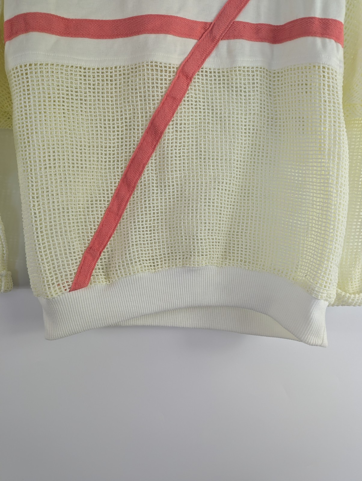 VTG 80s Mesh Sweater Top Bay Club by Catalina Coastal Beach California Nautical