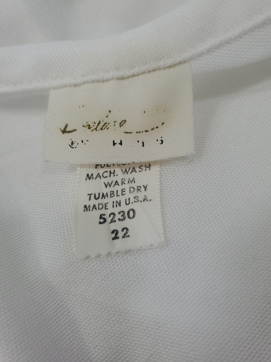 Vintage Beeline Fashion Sleeveless Top White Mint Green Applique sz 22
