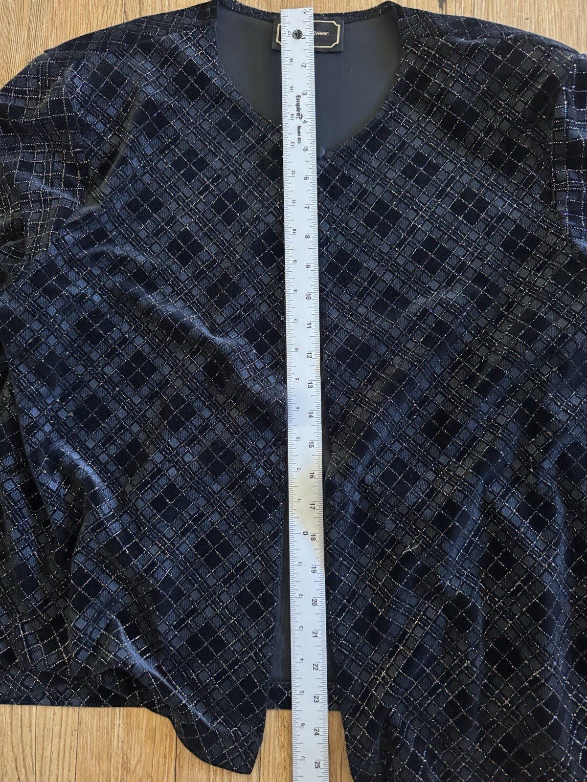 R&K Evening Vintage Cardigan See Photos For Measurments Black Sparkles #111