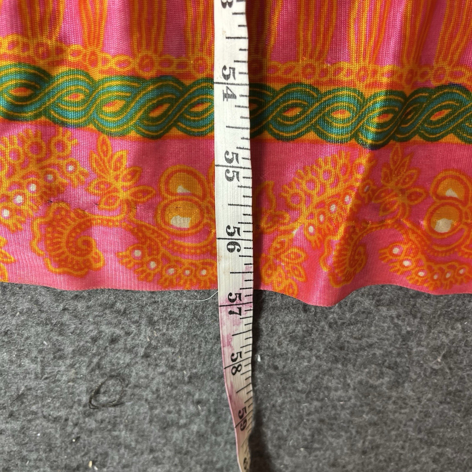 Vintage H/B Jrs of California Maxi Dress Size XS Psychedelic Mod Hippie 60s 70s