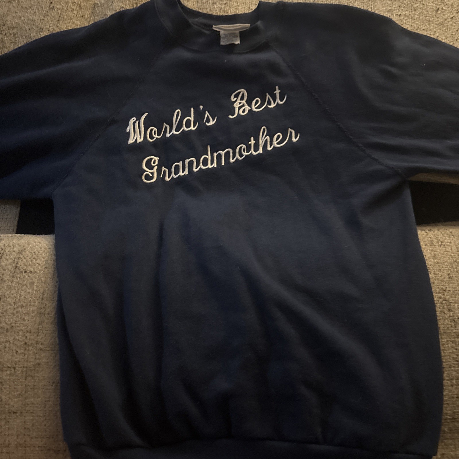 Vintage Healthways Worlds Best Grandmother Sweater Women’s Size Medium USA Made