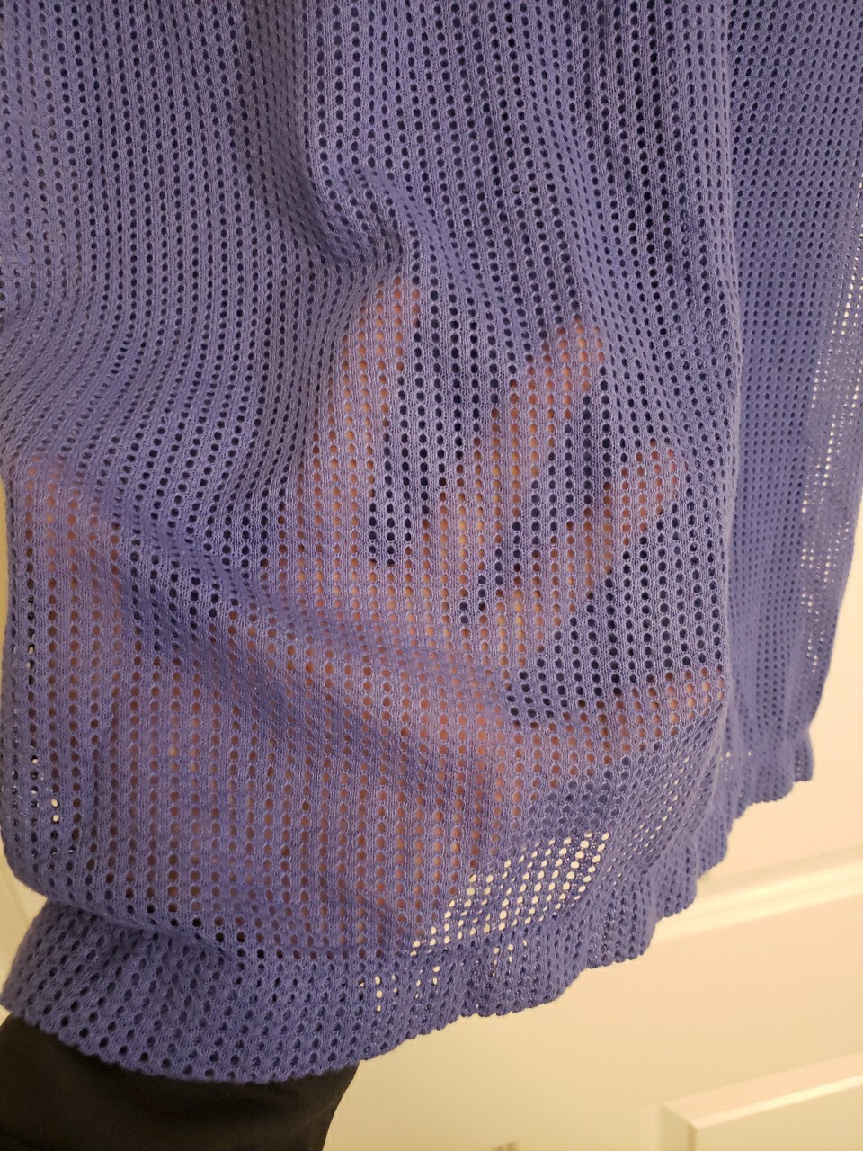 Vintage Cotler Light Purple Sleeveless Top Mesh Back . Single Stitch. Medium