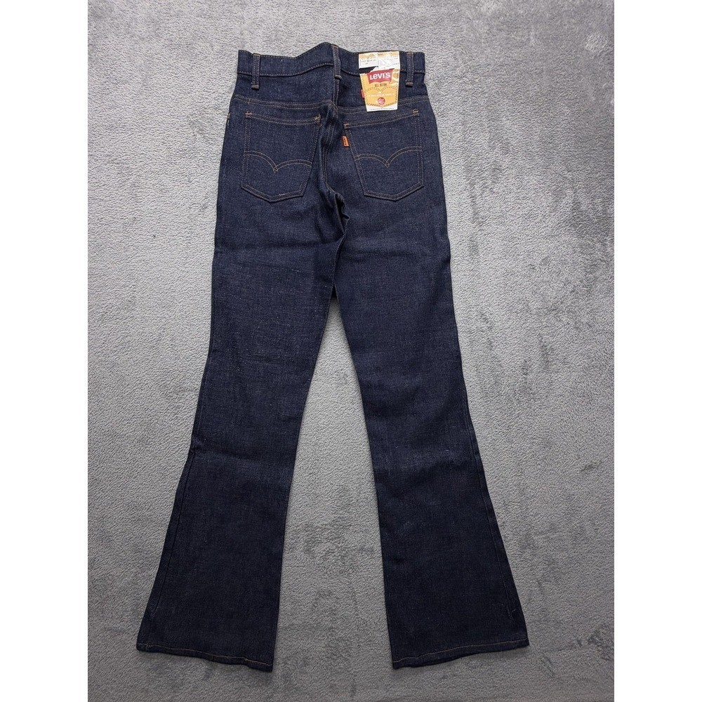 Vintage Levis 746 Bell Bottom Jeans Mens 27×32 Blue Student Flare Made USA 70s