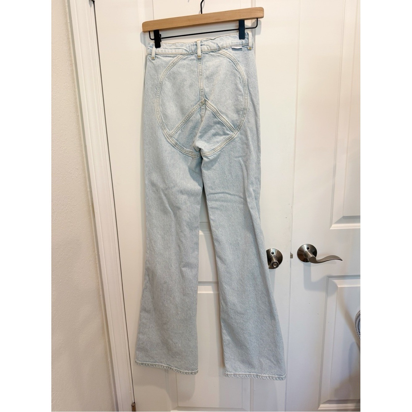 BOYISH The Ricky Peace Jeans in Flashback Wash size 24 High Rise Flare