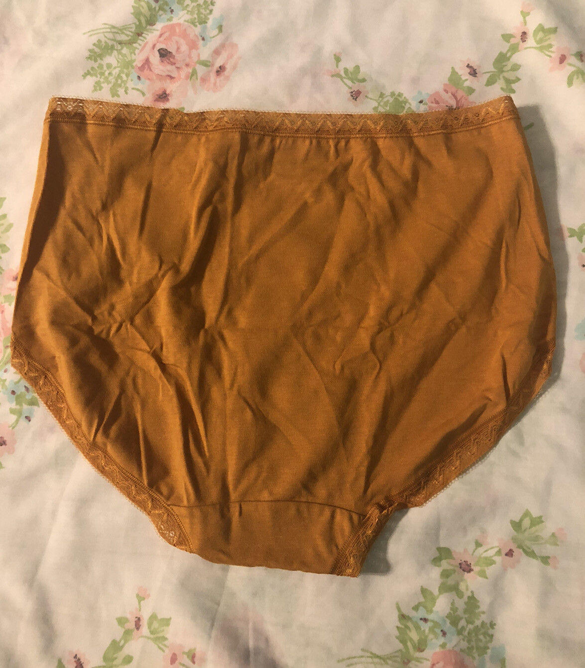 Soft Cotton Modal Brief Panties, Butternut Yellow, Soma Sz Large