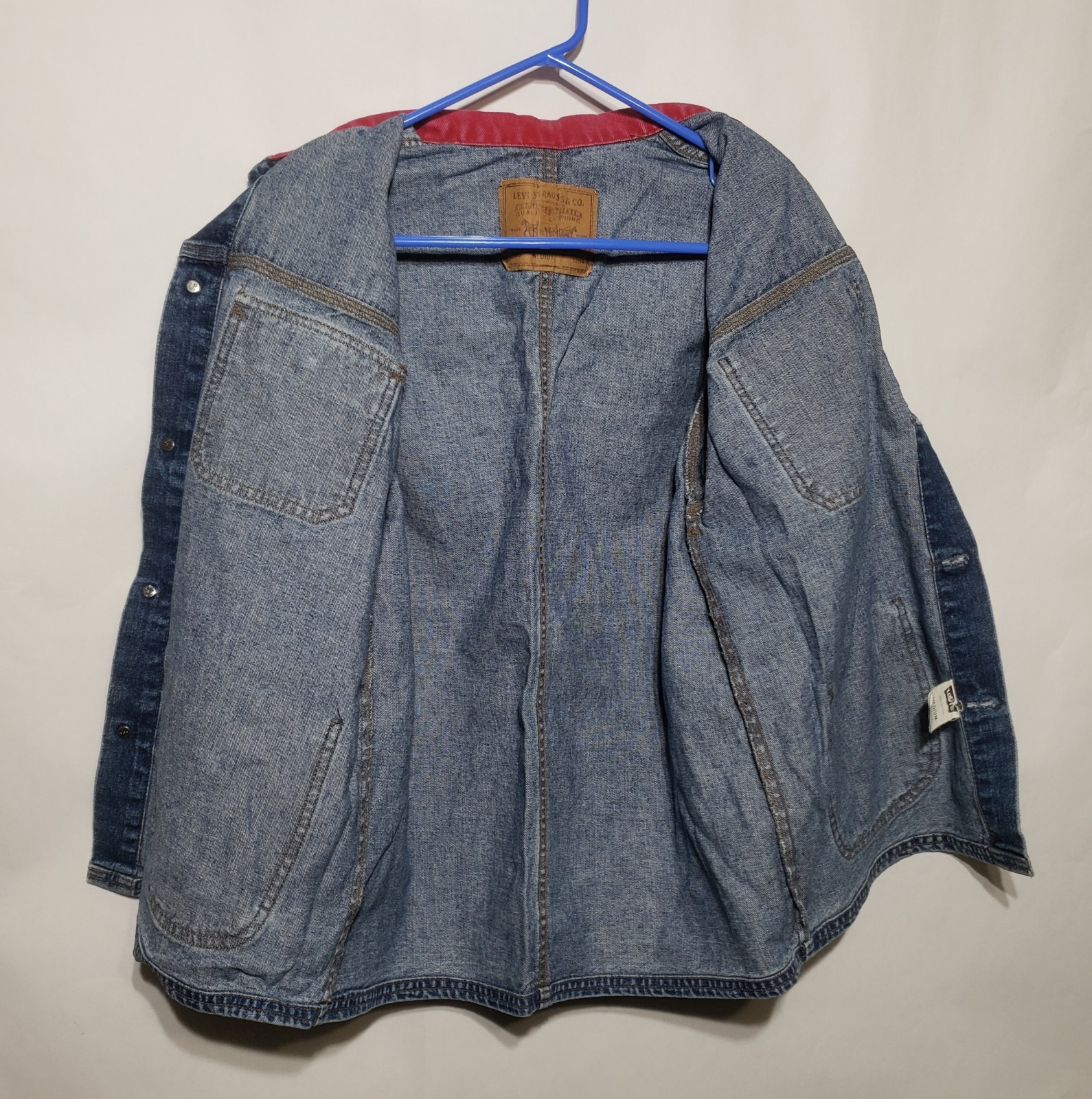 Vintage Levi Strauss Denim Women’s M (12/14) Barn Jacket SUPER👽RARE