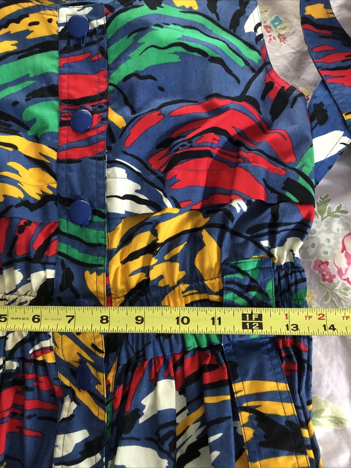 Vintage Yves Saint Laurent France 1980’s Cotton Jumpsuit Romper EU 34 USA XS