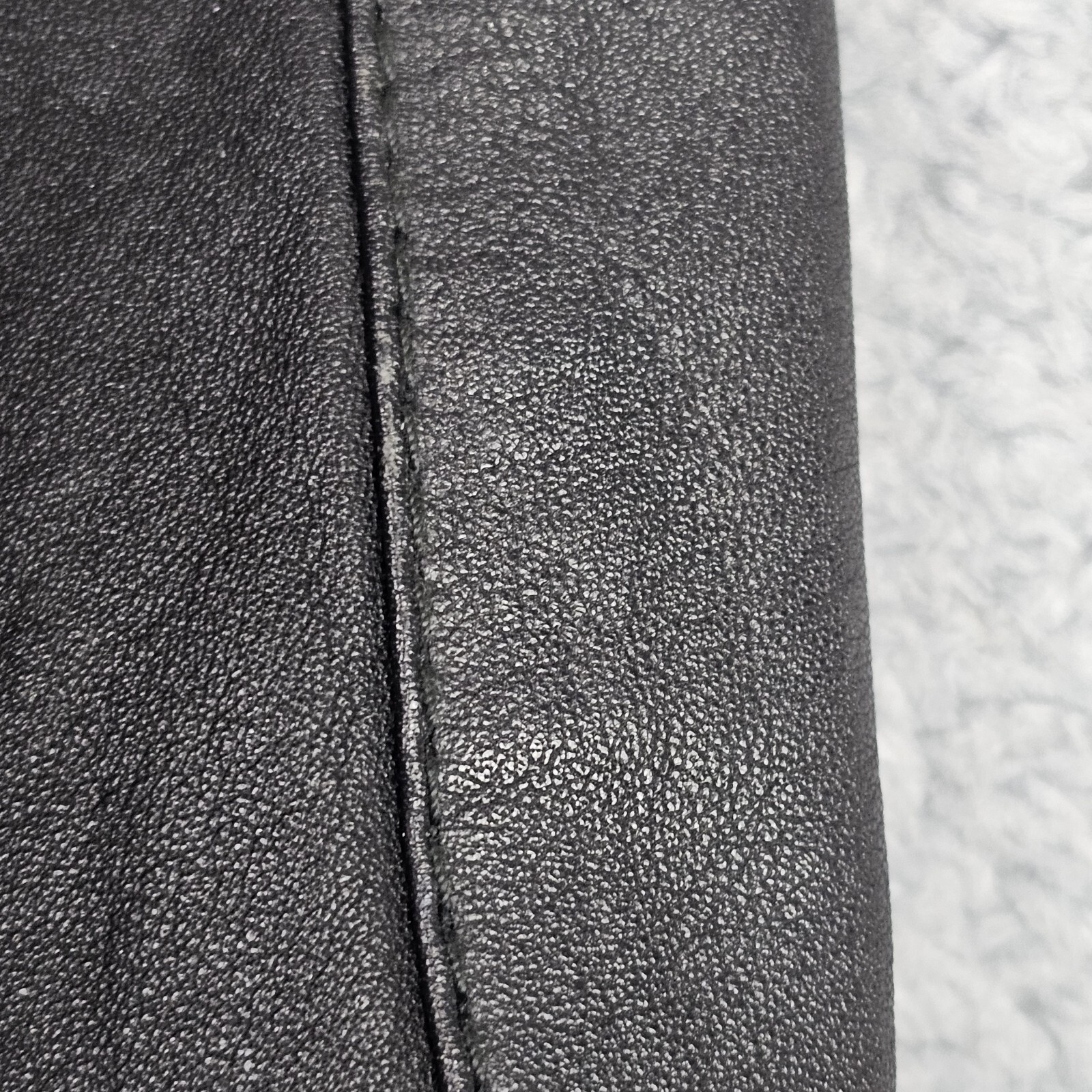 Vtg Wilsons Womens Leather Crop Jacket L Black Moto Biker Gothic Punk