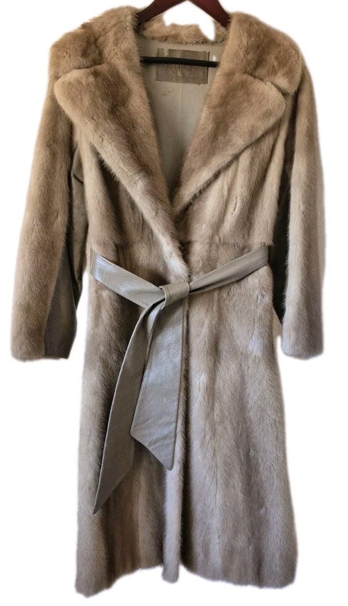 Robinson’s California Mink & Leather Women’s Coat, Read 4 Measurements & Issues