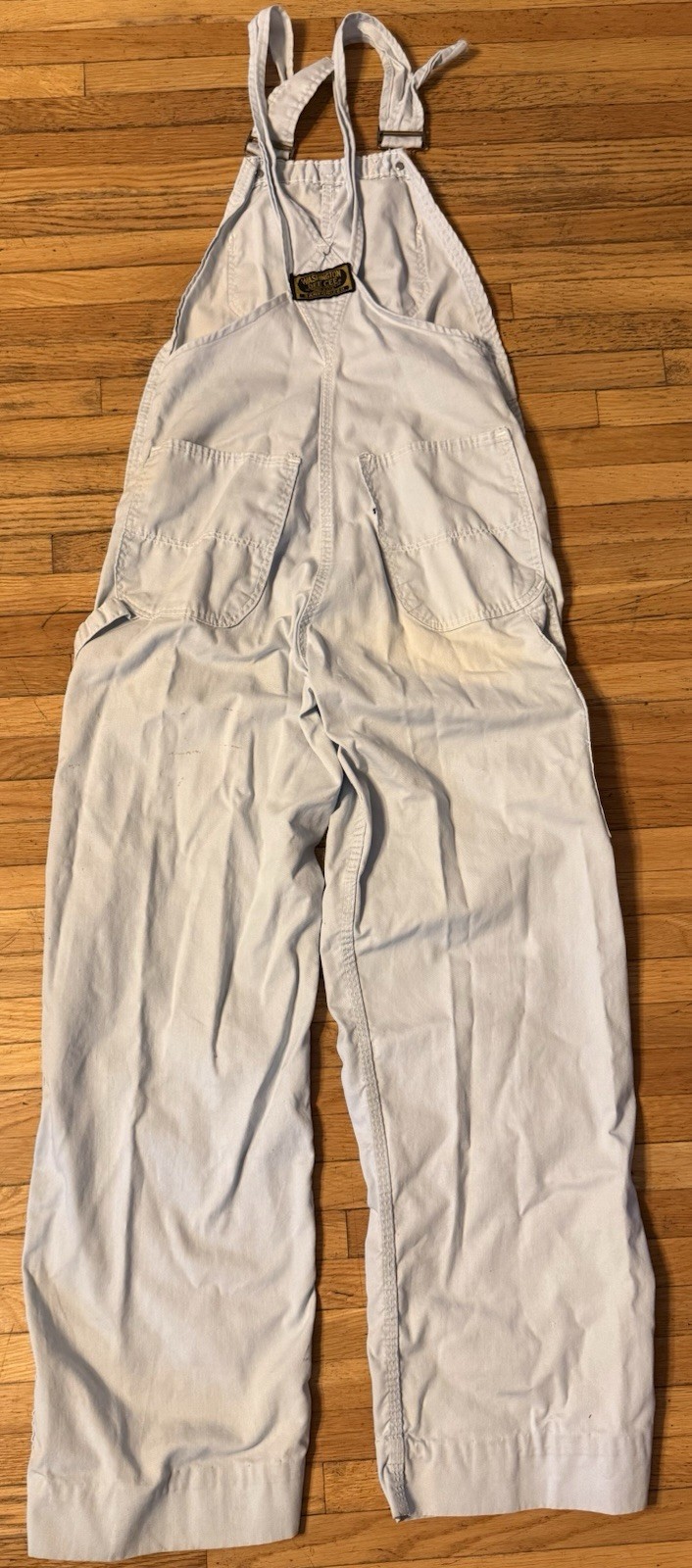 1960’s Sanforized Washington Dee Crew Overalls Measurements In Pictures
