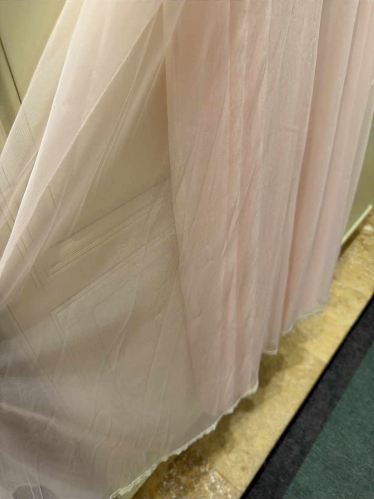 Vintage Lingerie Set Pink Lace Satin And Soft Tulle Robe And Sweet Nightie XL