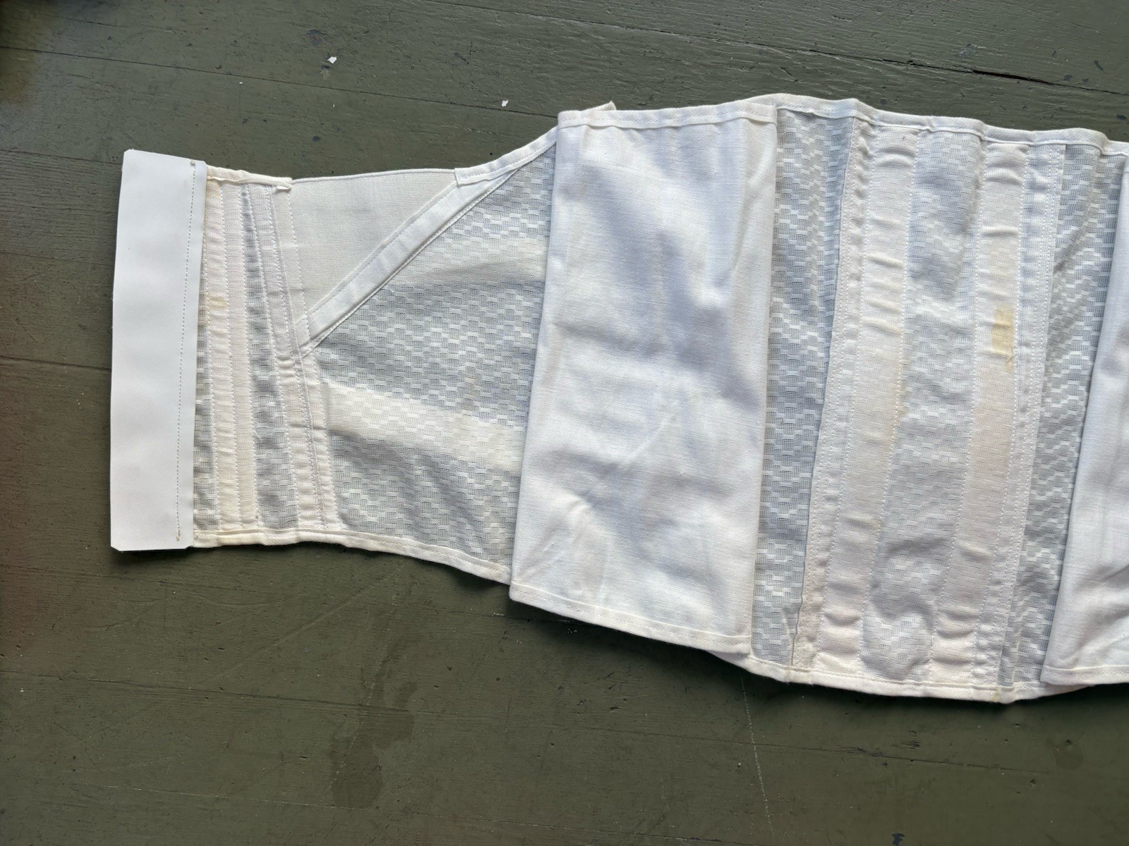 Vintage 1970s lace up Fan Medical Corset Girdle Brace Cosplay W Up To 35