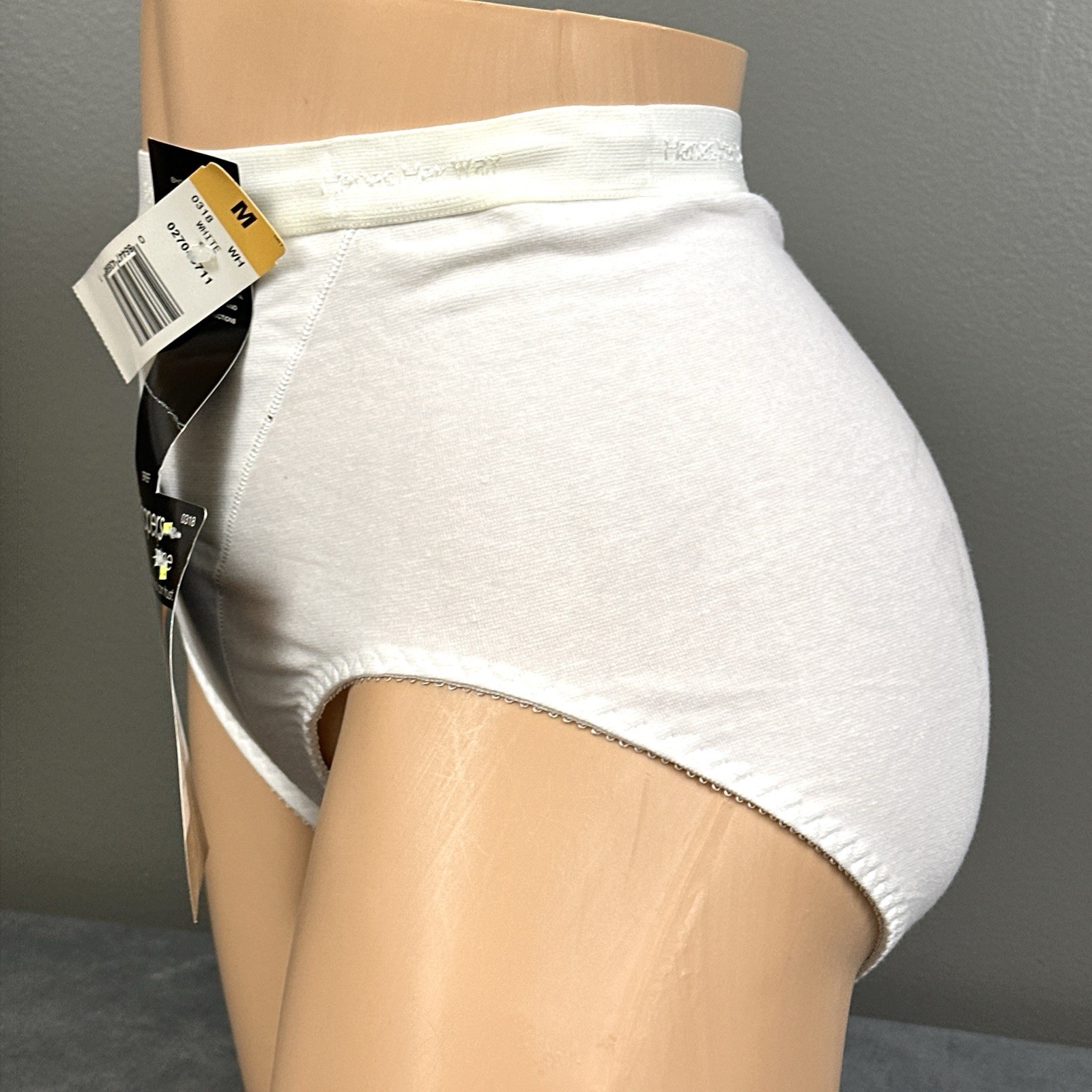 Vintage Hanes Her Way Panties Medium Brief Shapers NWT NOS Firm 0318 Cotton Blnd