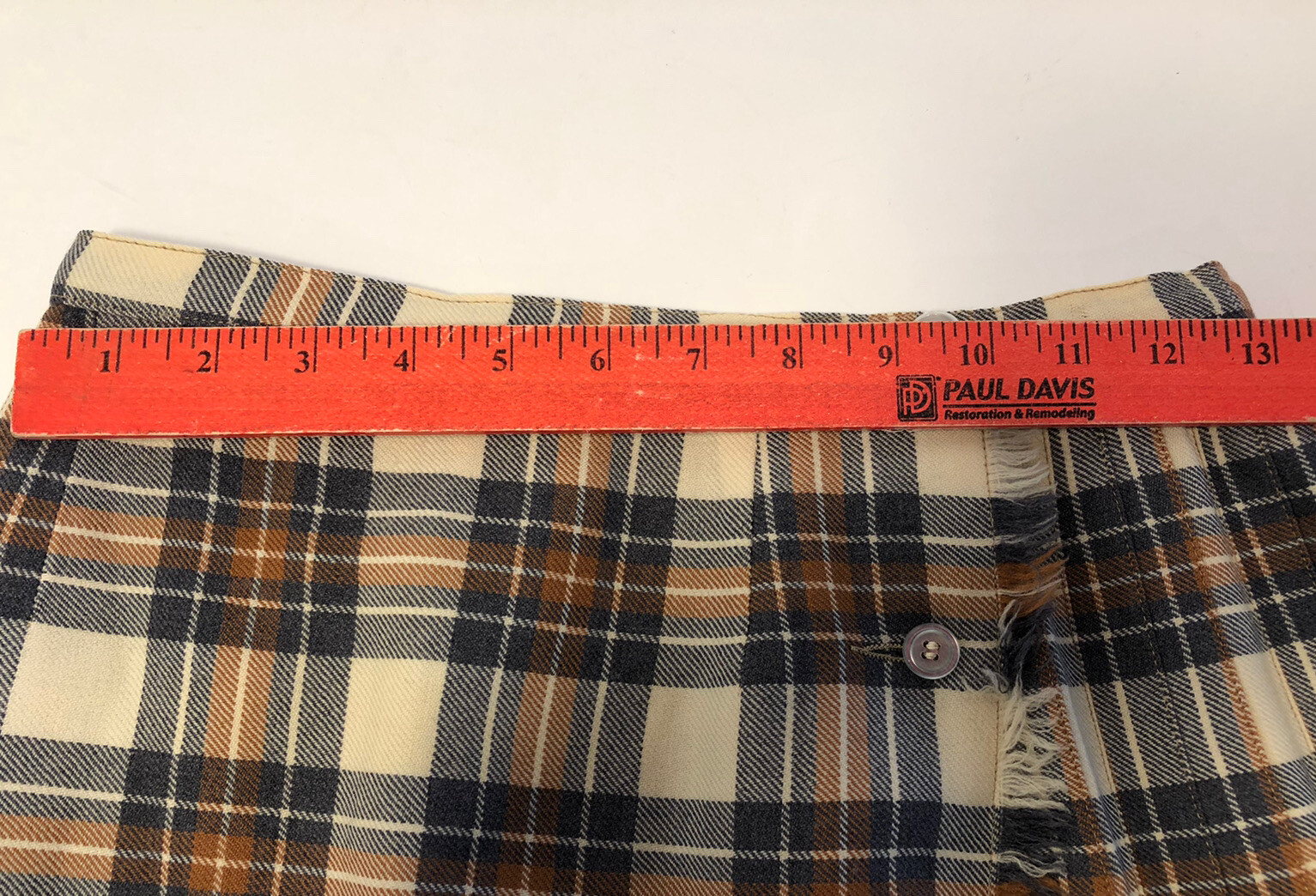 ALJEAN Canada Fine Wool Plaid Pleated Vintage 1976 Skirt Tartan 26” WAIST