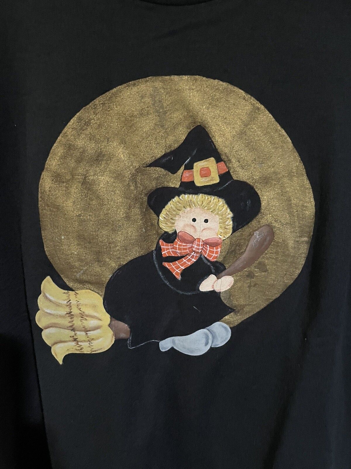 Vintage Single Stitch Screen Stars Best Halloween Witch T-Shirt XL