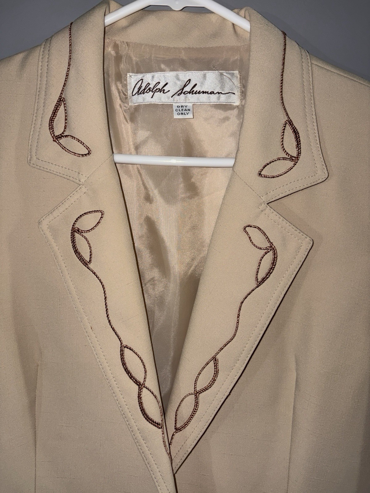 Vintage Adolph Schuman Women’s Western Blazer USA Made Size 12 See Measurements