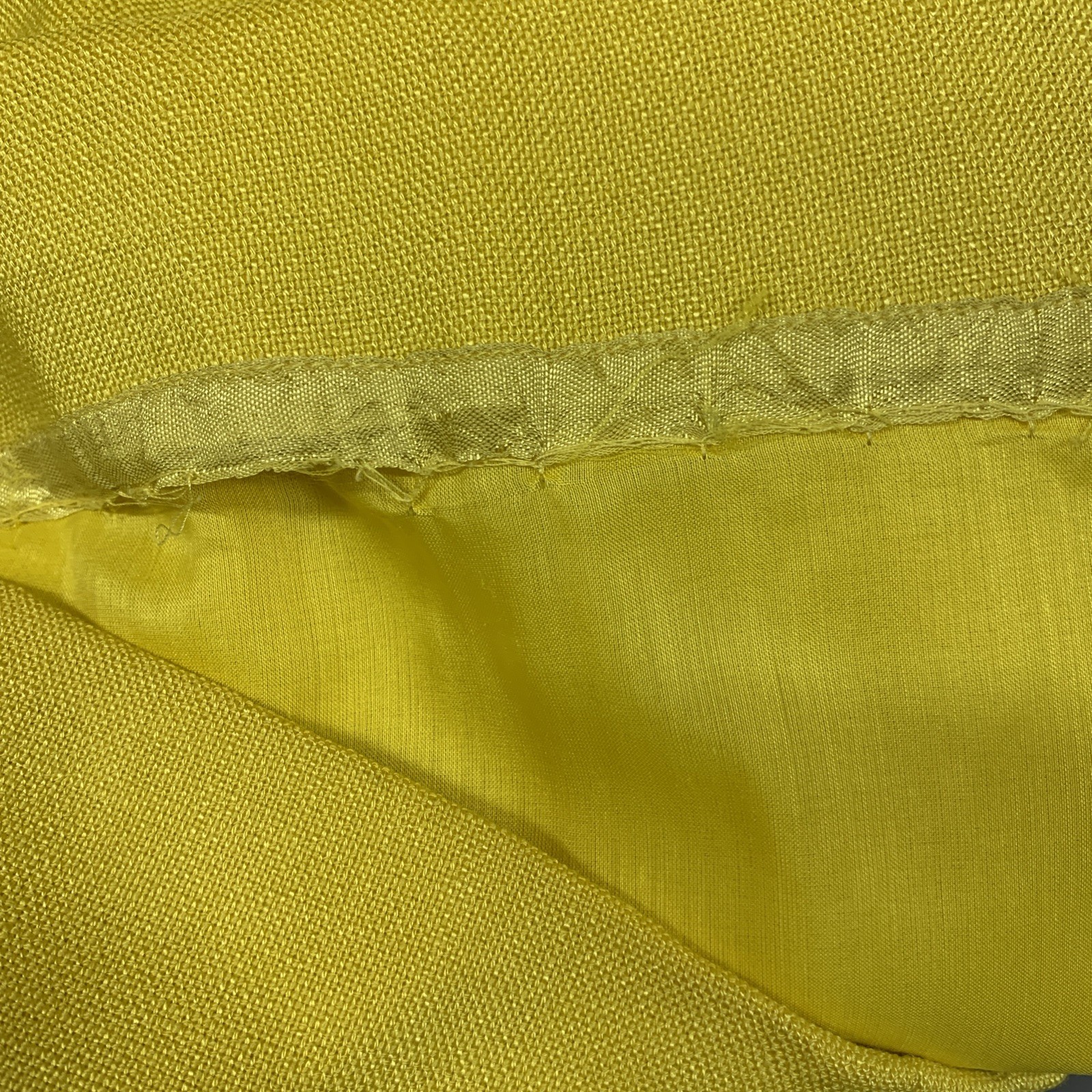 LOUIS FERAUD Paris New York Bright Yellow Vintage Shift Dress 1960’s