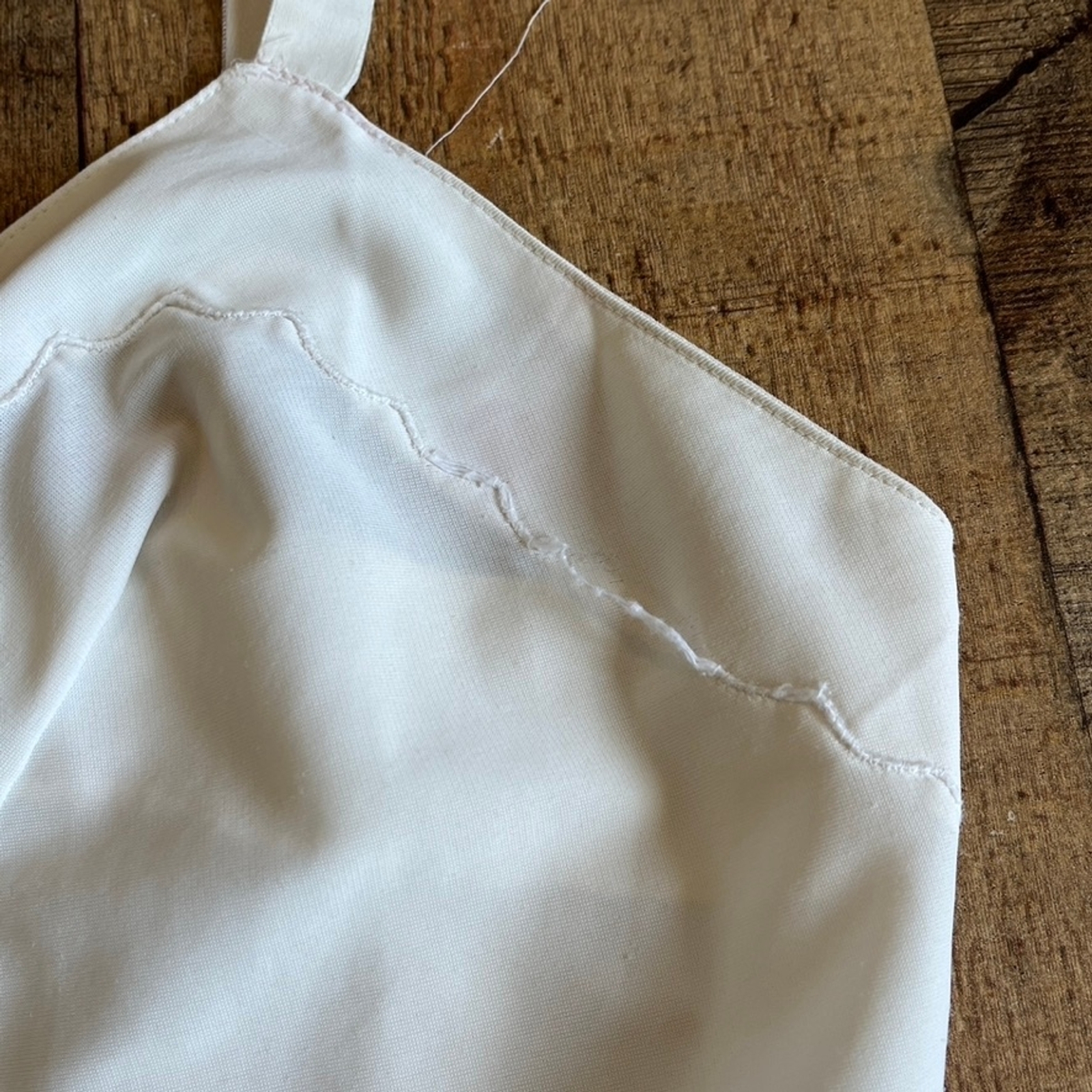 Charmode Sears Vintage Ivory Full Slip Size 34 Old Hollywood