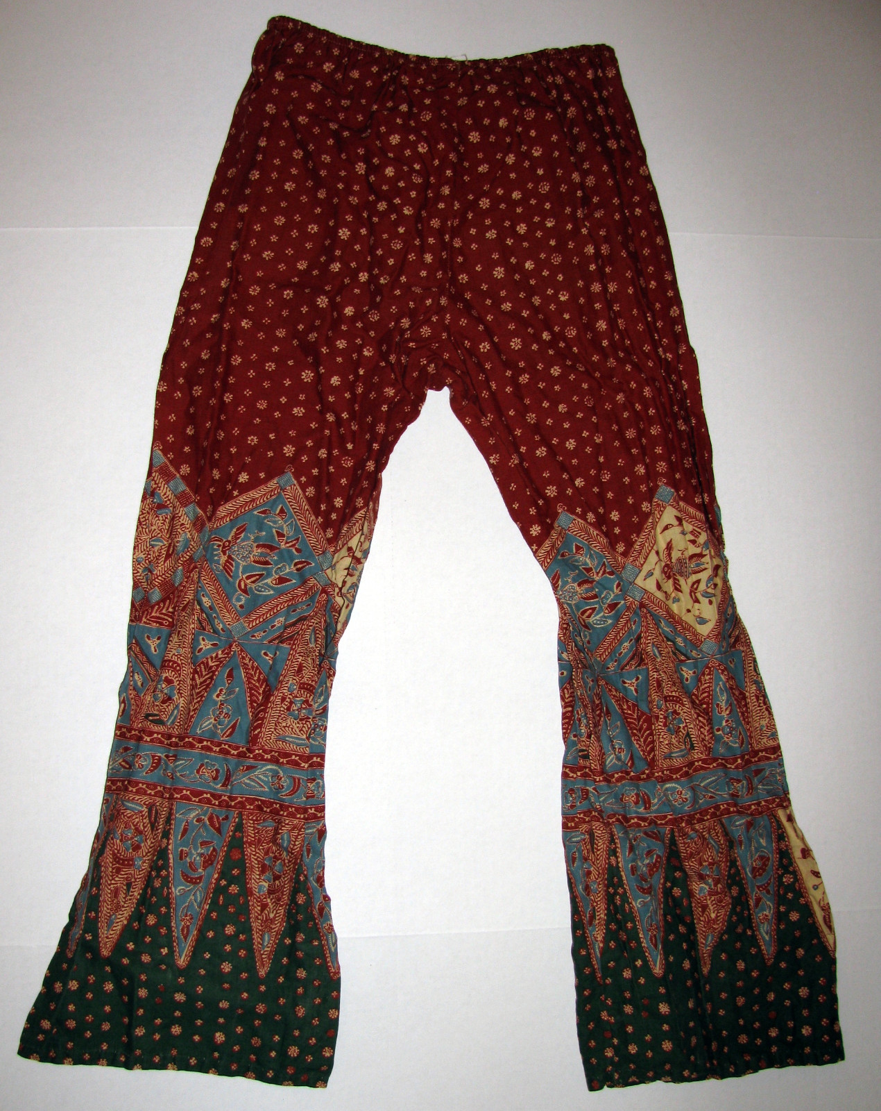 Vintage Slumbertogs Juli Jr. Pajamas Set 60s 70s Original Hippie Costume Size 13