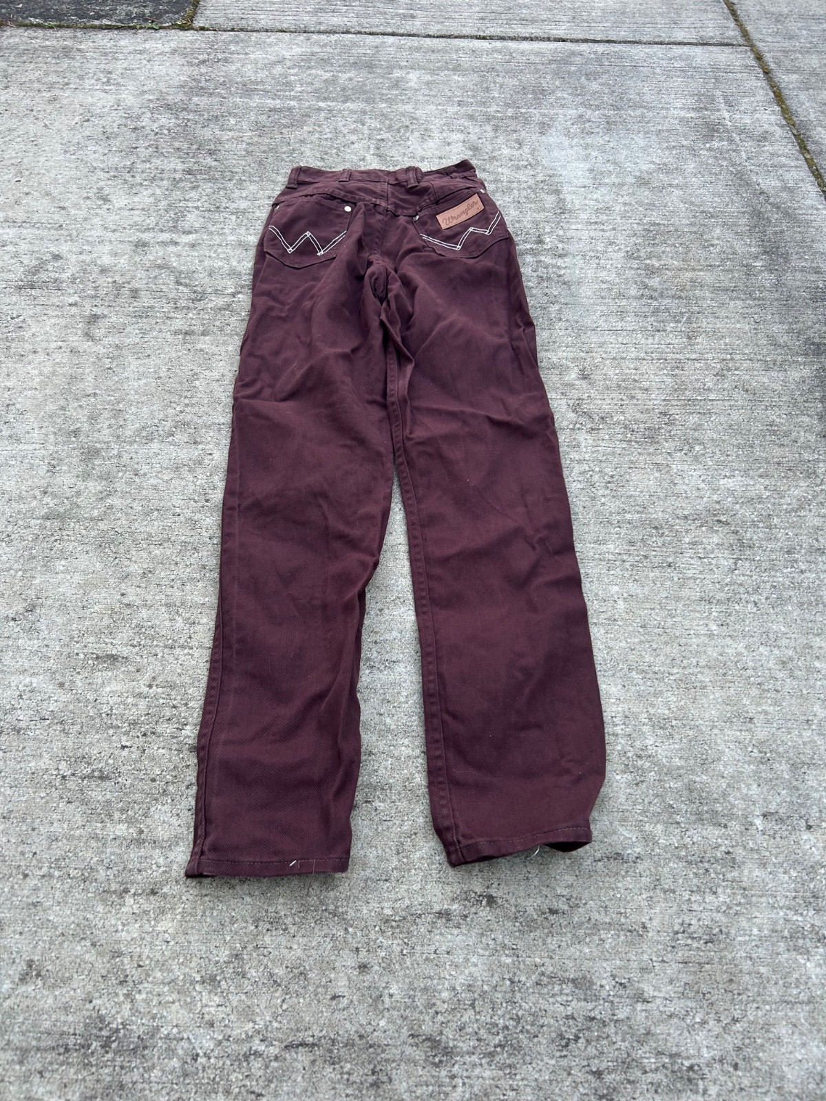 Vintage 60s/70s Wrangler Sanforized Misses Size 9/10 Regular USA Jeans 20×27