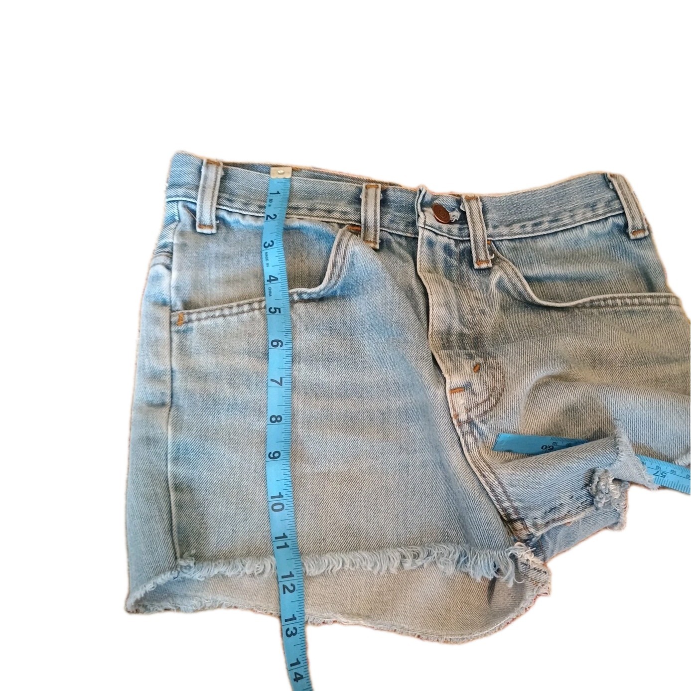 Vintage1980s Levis Cut Offs Sz28 Worn,Frayed,Short Shorts. Plus Free Cutoffs.