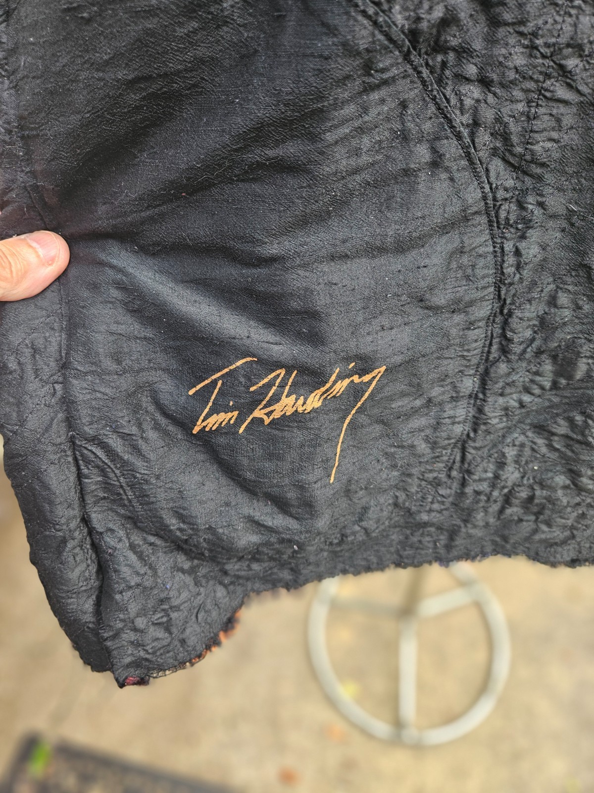 AMAZING TIM HARDING SIGNED OOAK ART TO WEAR SILK JACKET O/S FREE SIZE!