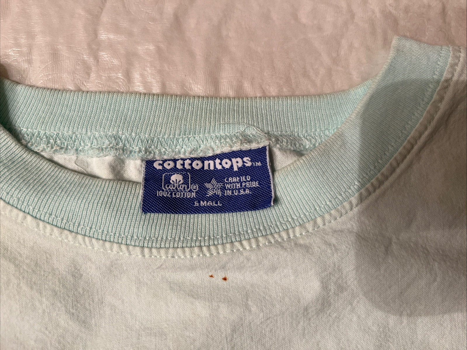 vtg Birds Nature Granny Core sweatshirt sweater crewneck pullover blue womens S