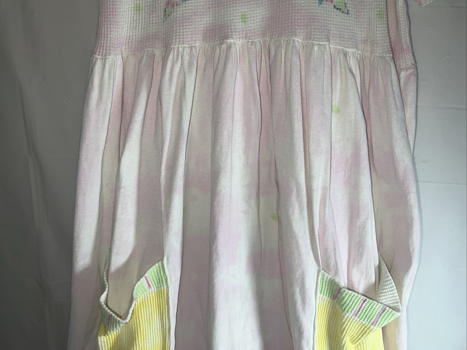 Vintage Handpainted Campers Size Large Art To Wear Colorful Cotton Sail Boat