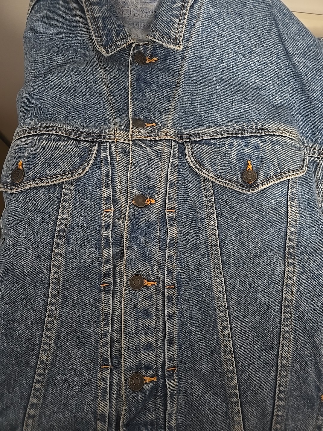 Von Ehrenpreis Jacket Women’s S Blue Denim Tapestry Coach New Hope PA Vintage