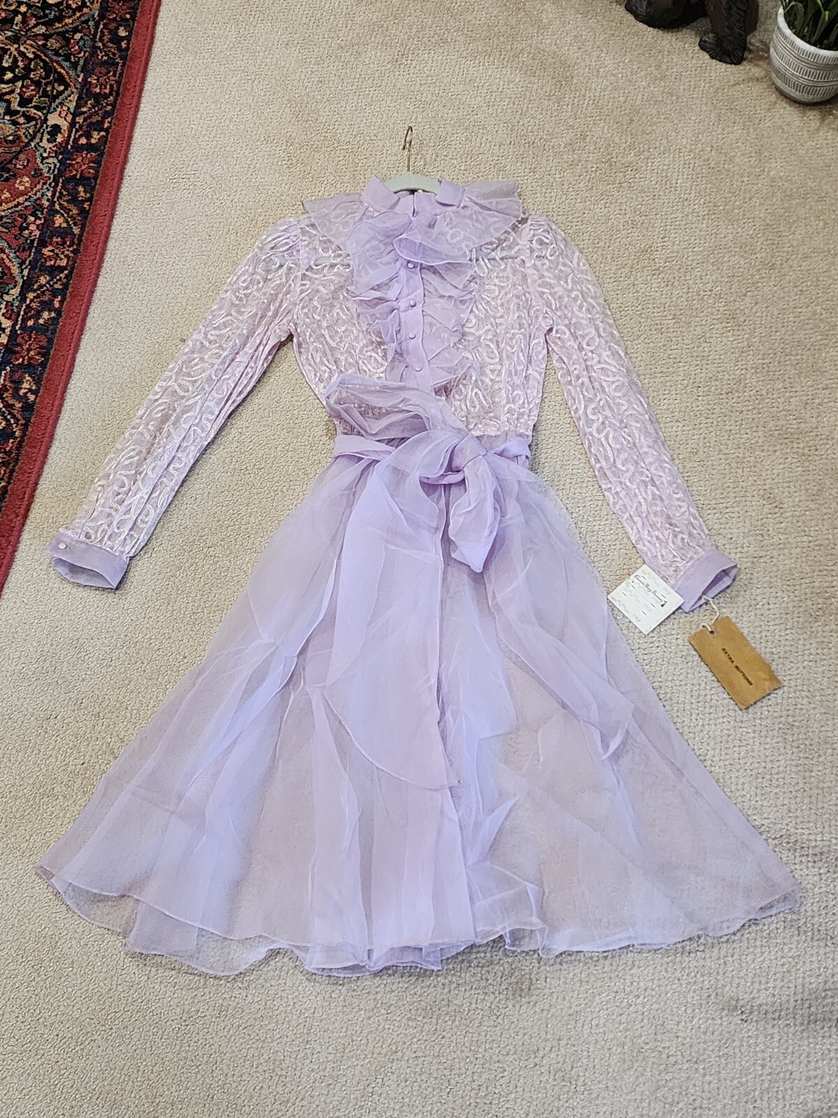 Noel Sophisticates NWT Vintage Purple Dress Pit To Pit 17″