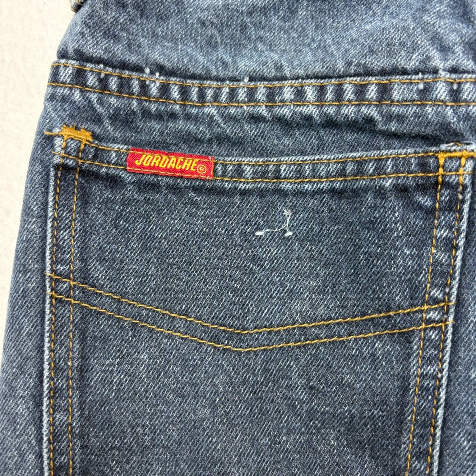 Vintage 90s Jordache Basics High Waisted Straight Leg Mom Jean Dark Wash Sz 9/10