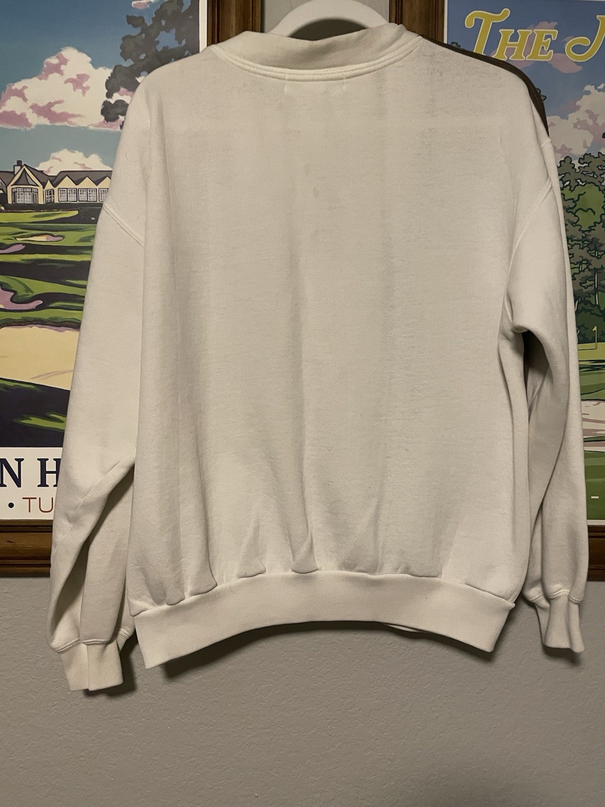Vintage La Mode Dutch Hollow Country Club Color Block Cardigan Sweatshirt Womens