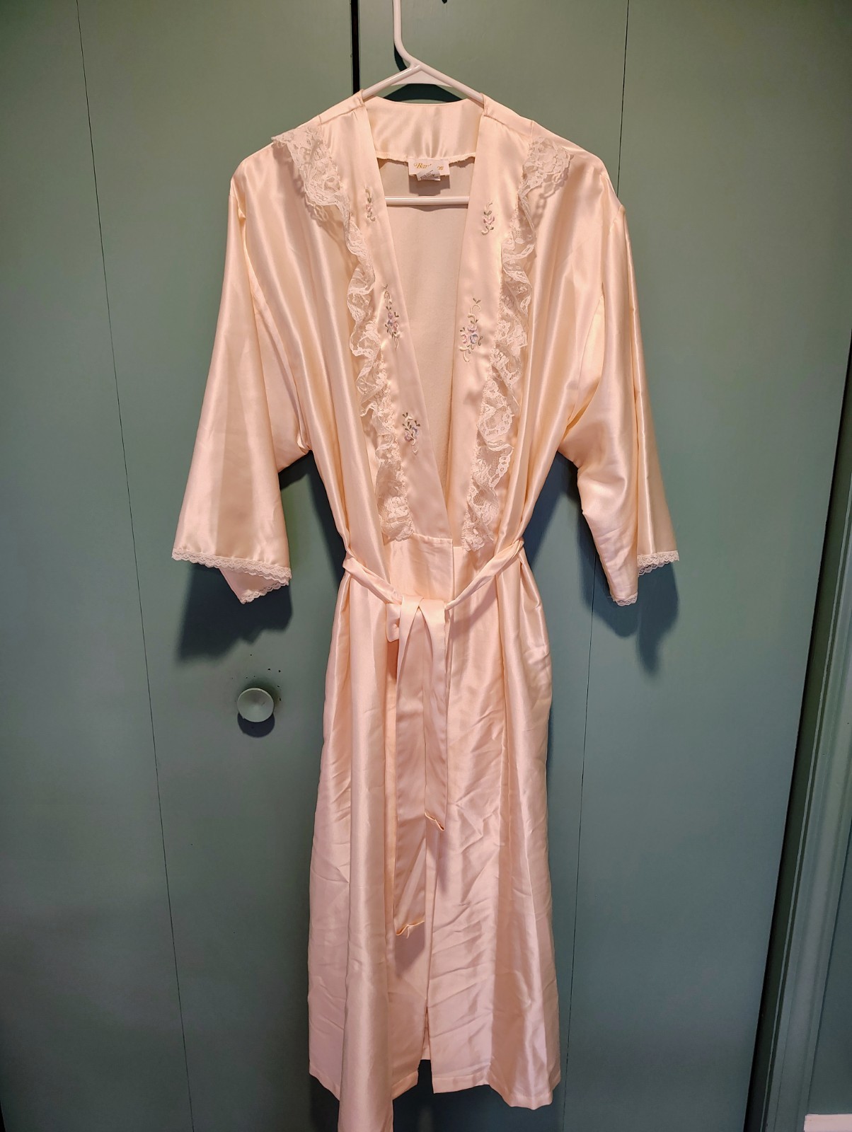 Vintage Barbizon Peach Toby Ballet Nightgown Small Robe Medium Cuddleskin New