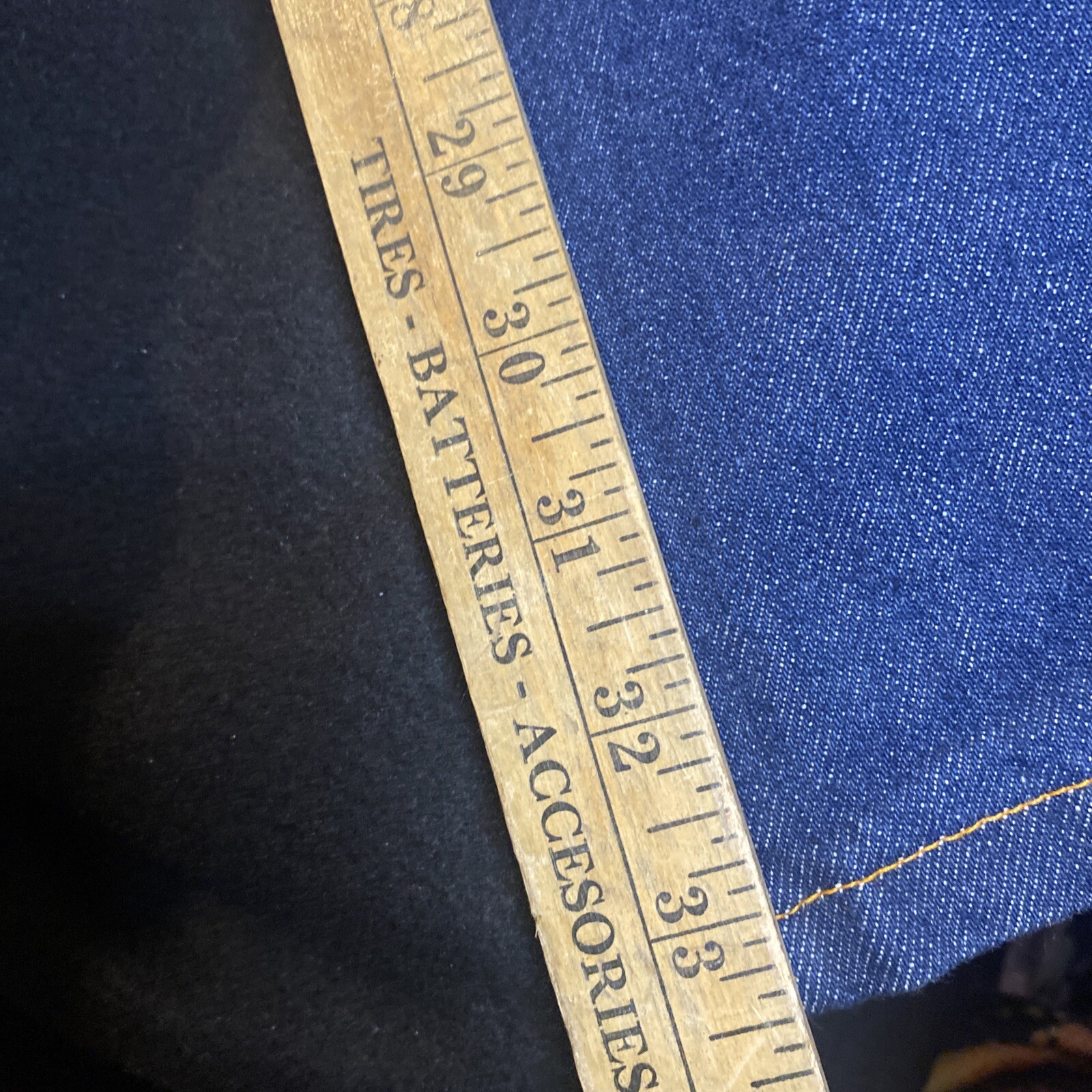 vtg 70s womens Dark Jeans Chic By H.I.S 8/9