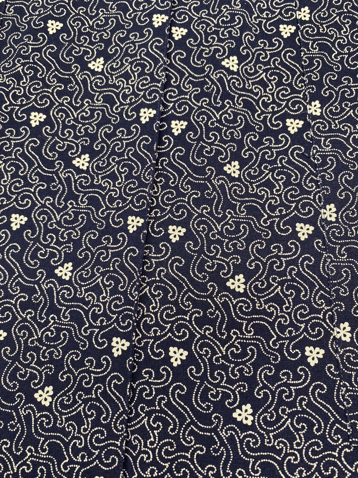 VTG Basile Made In Italy Womens Light Weight Navy Floral Long Coal Size M/L