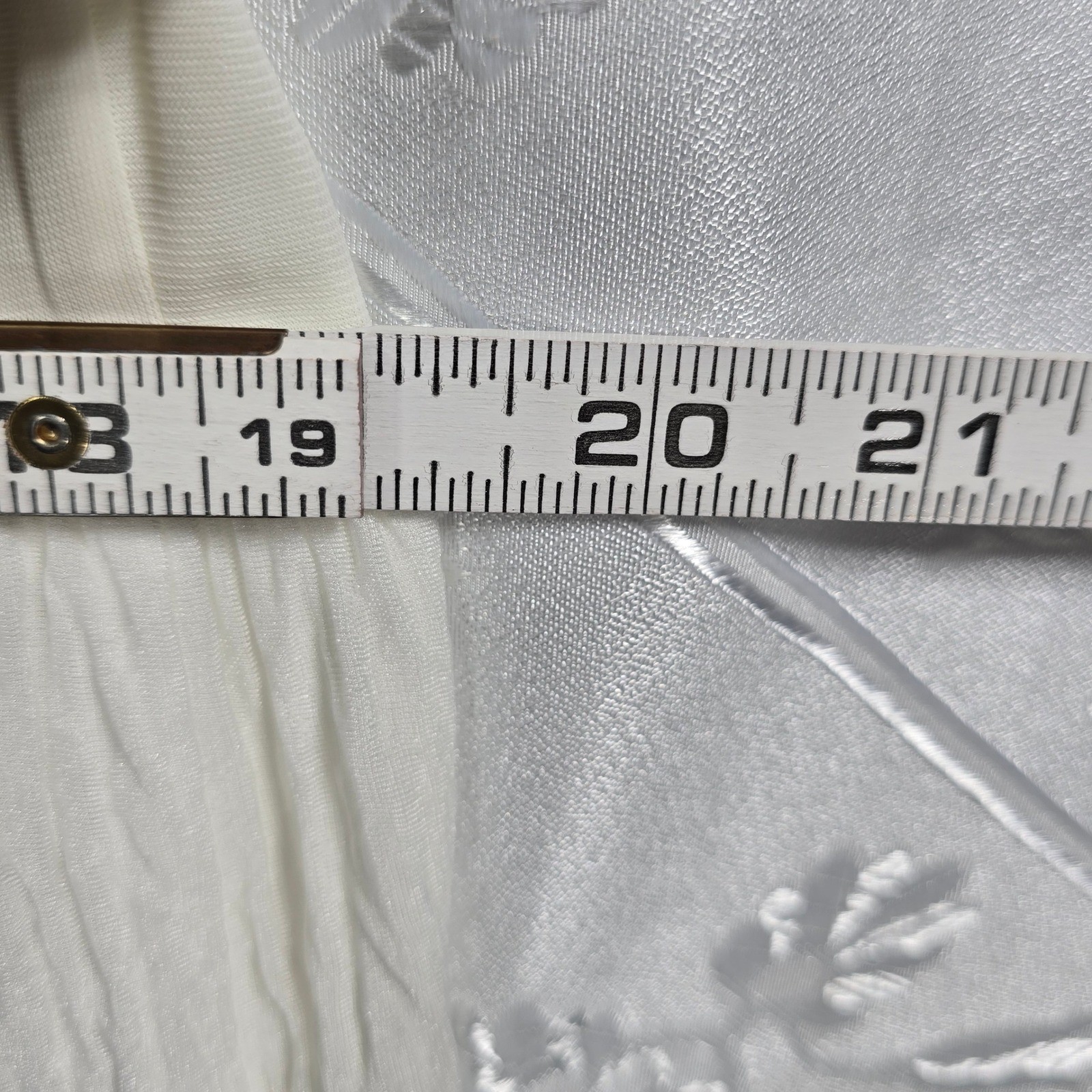 Vintage Riccardo e Barone White Crinkle Textured Dress Woman Plus Size 20.5 USA