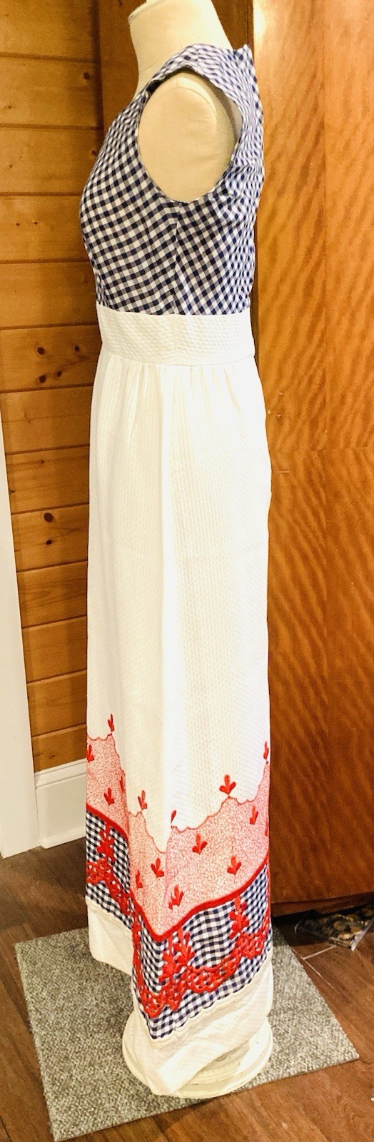 Vintage 1970s maxi dress hippie dress Boho cottage core Candi Jones style