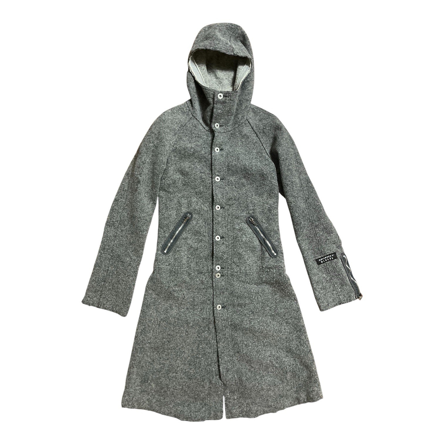 Vintage 90s Y2K Archive Gorpcore Diesel Wool Jacket Coat