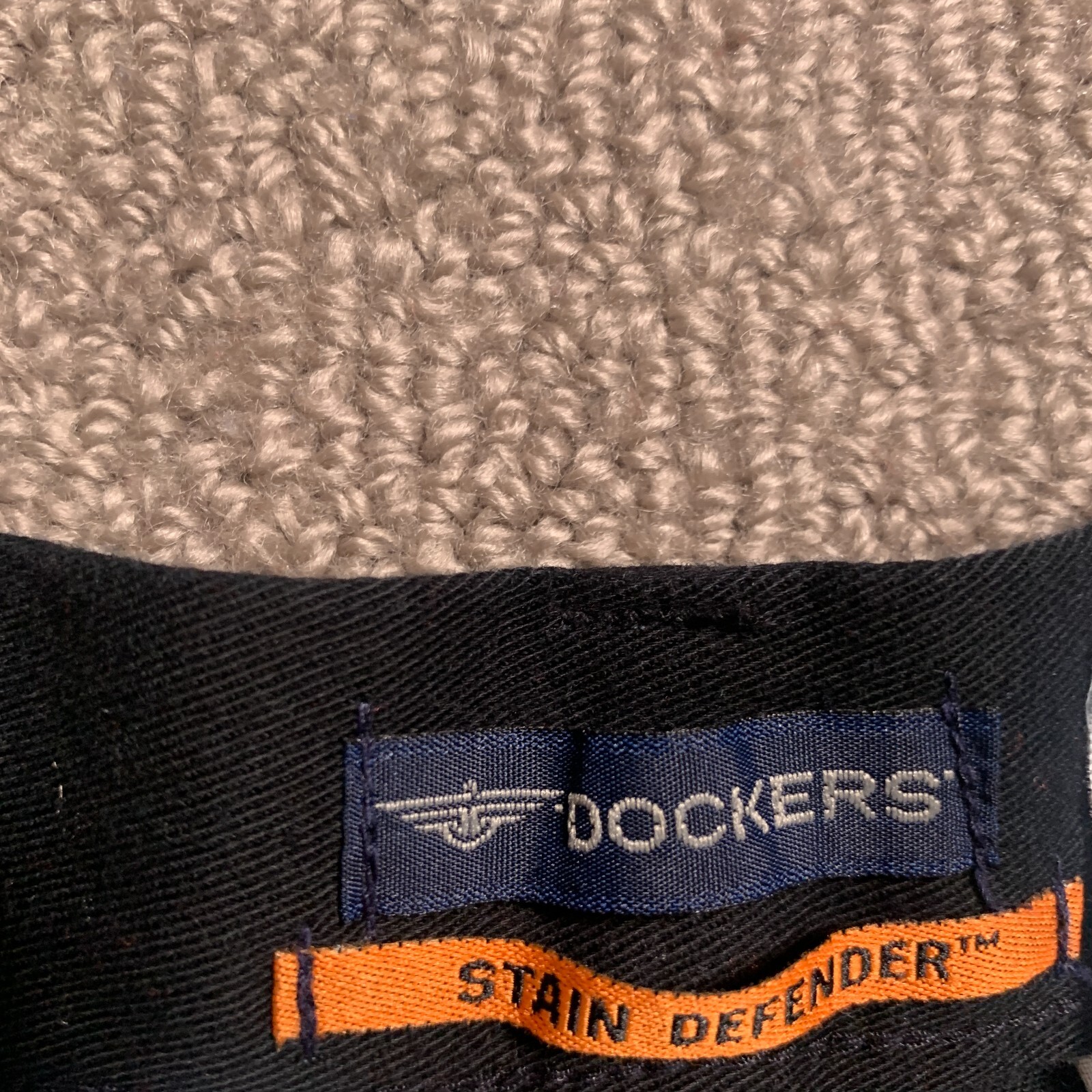 Vintage Shorts Dockers Women 6 Stain Defender Black High Rise Pleated
