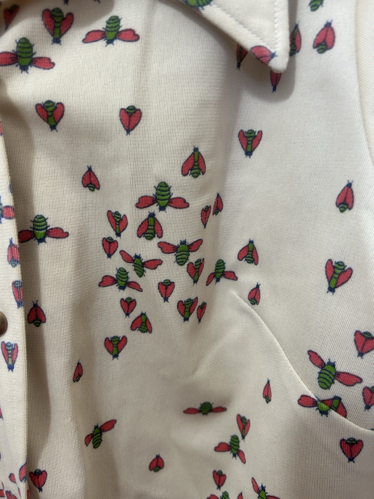 Vintage Montgomery Ward Bees Button Down Shirt
