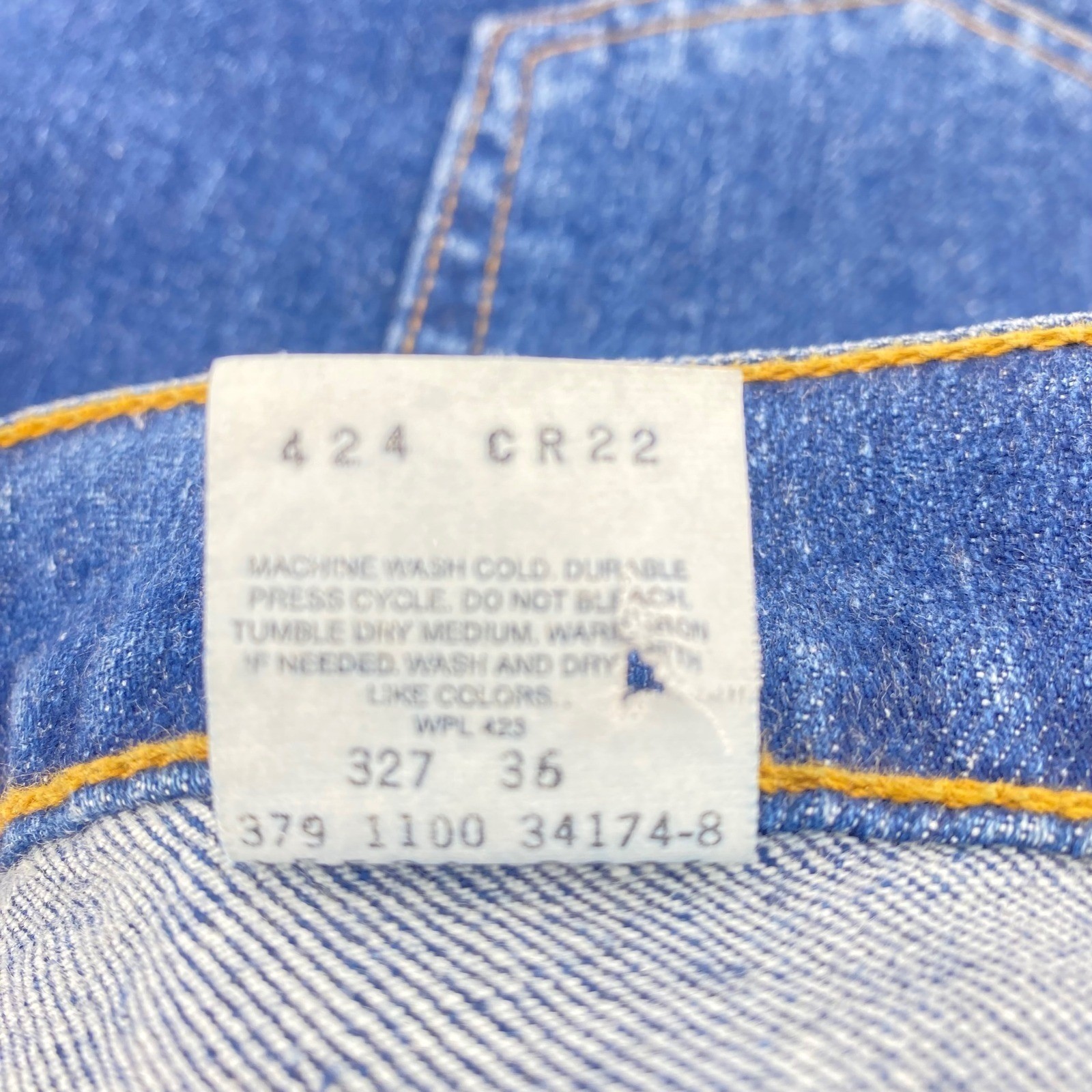 Levi’s 512 Jeans Womens 16 MIS L Blue Slim Tapered High Rise Made in USA Vintage