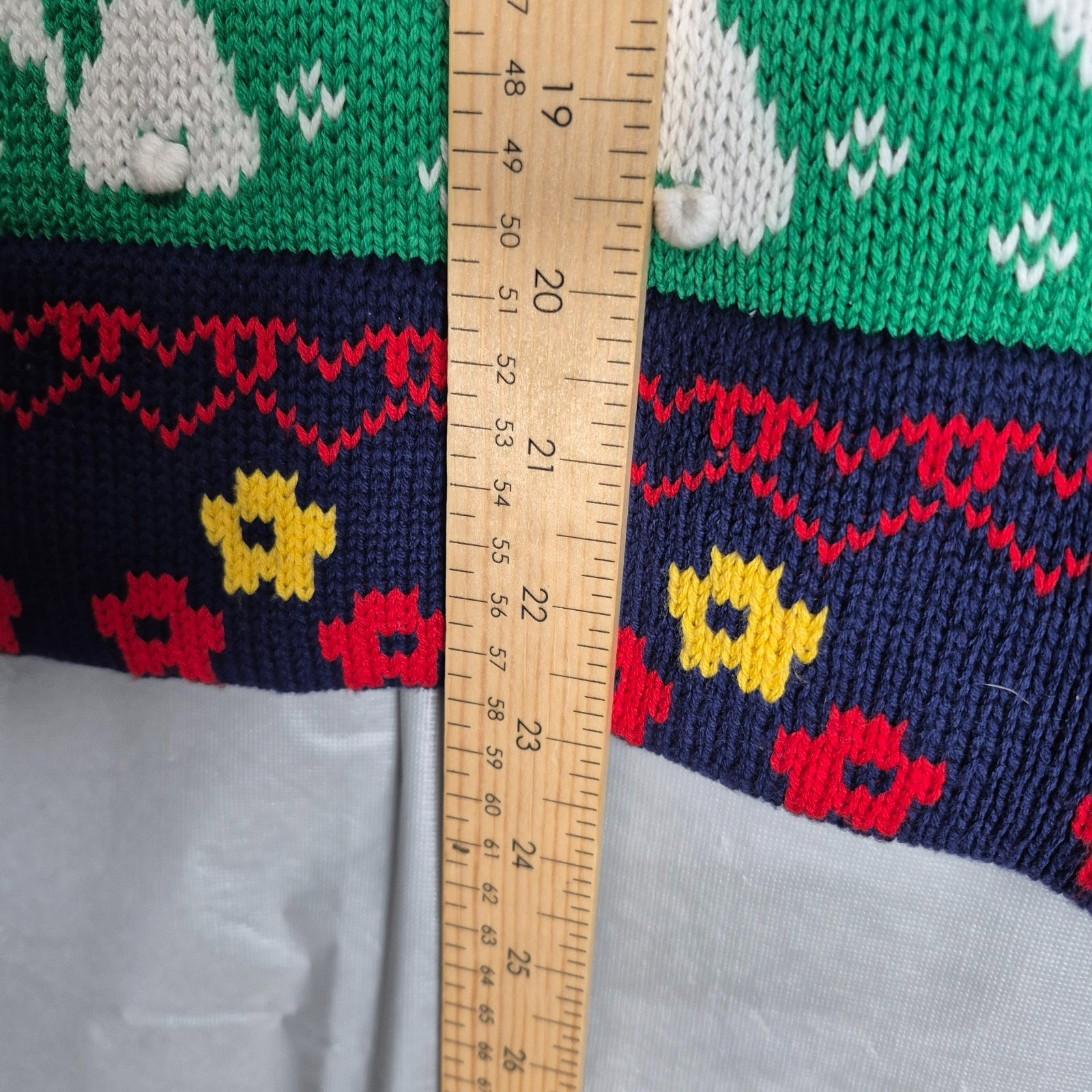 Vtg 1986 Susan Bristol Sweater Small Grandmacore Bunnies Rabbits Apples – 0689