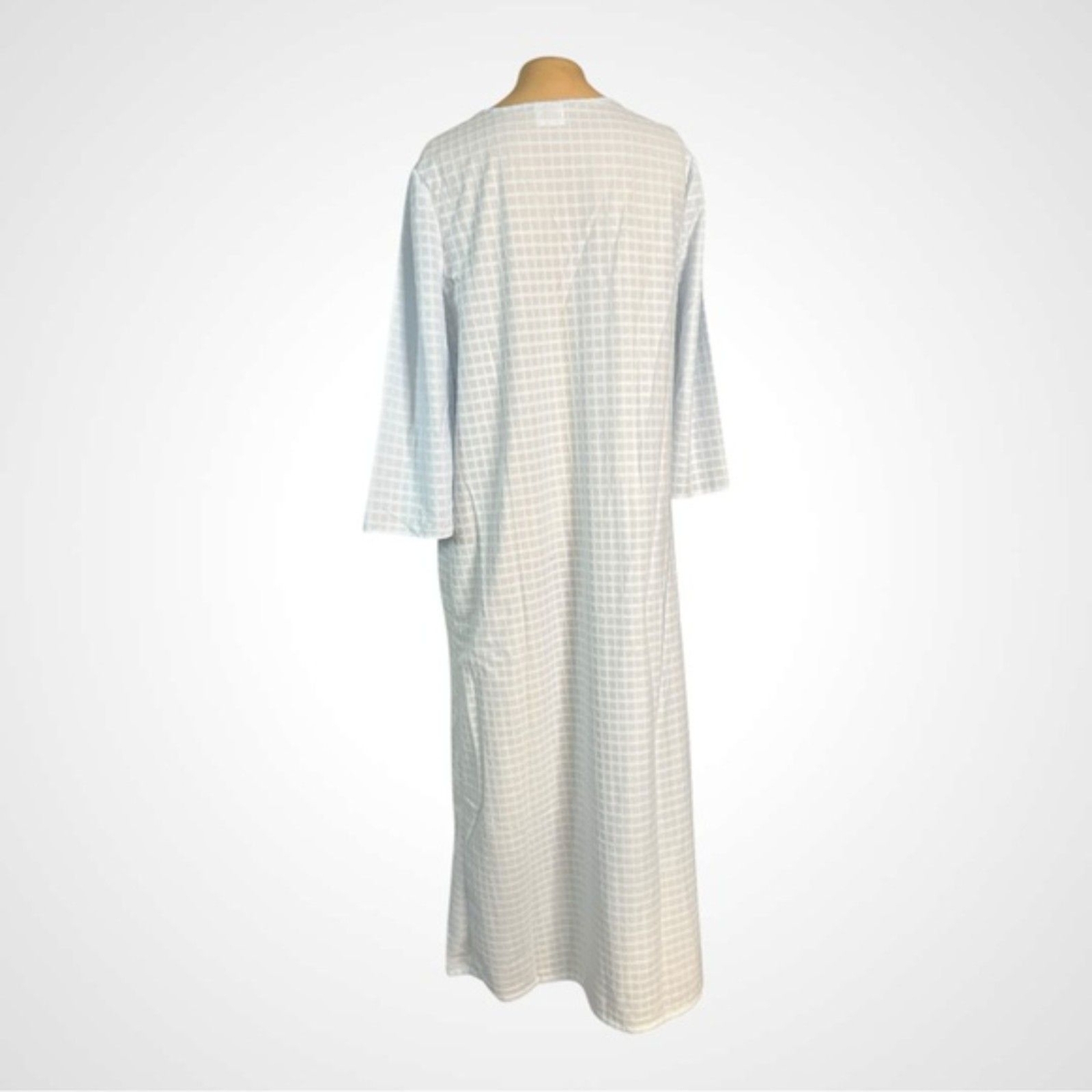 Vintage Spotlight USA Lace Trim Long Nightgown – Size Large